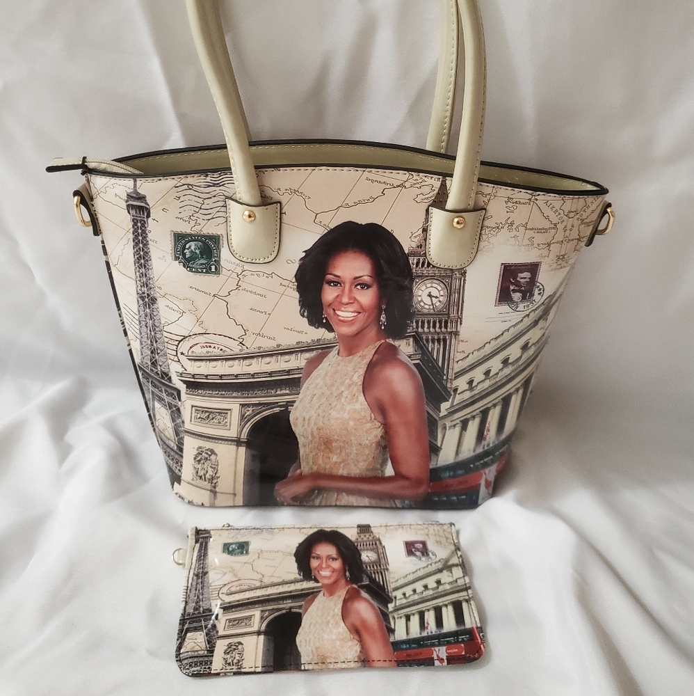 GORGEOUS MICHELLE OBAMA HANDBAG